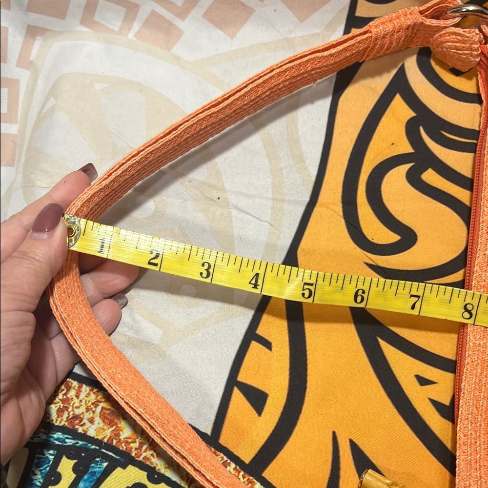 Talbots Small Woven Coral Shoulder Bag RN#29219 - Picture 14 of 15